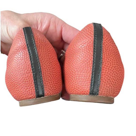 CHARIS & DOXA Basketball Fan Round Toe Flats Slam Dunk Women's Size 9 - Picture 5 of 7